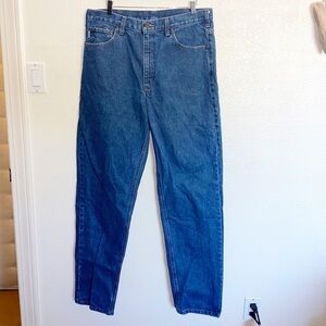 Carhartt Relaxed Fit Medium Wash Work Jeans